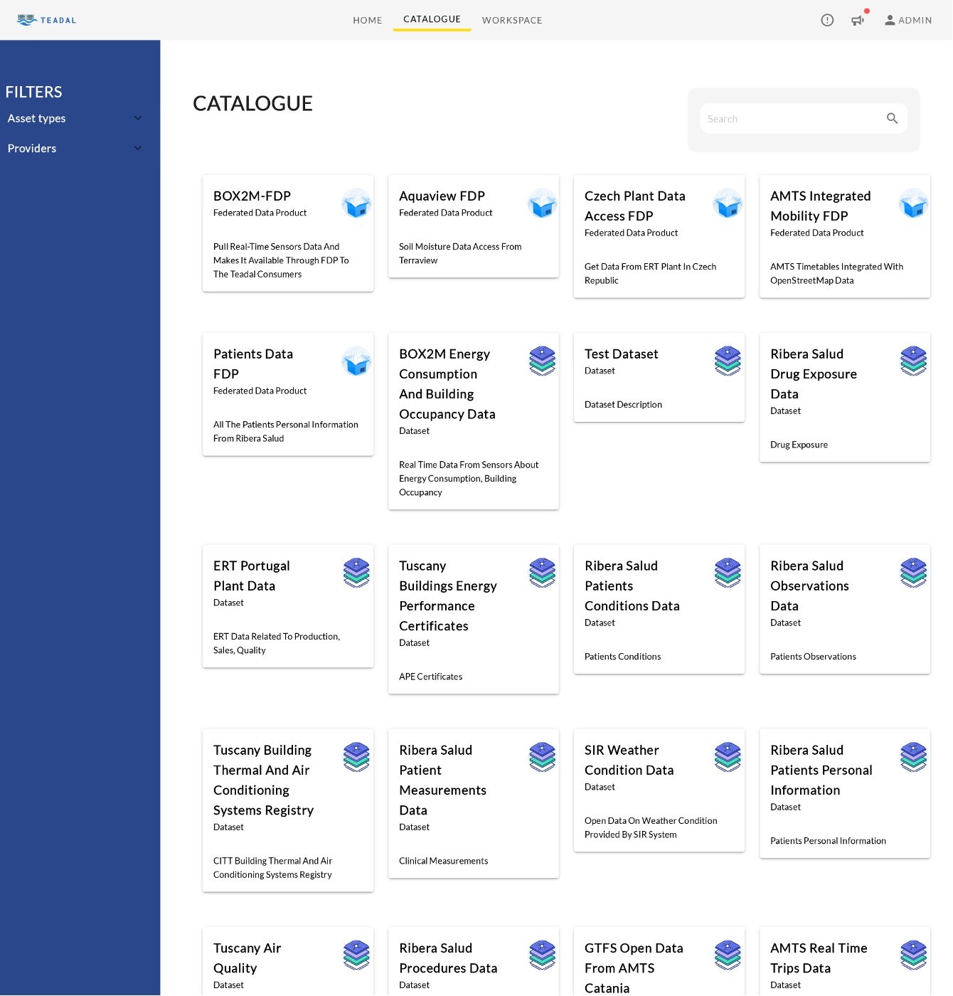 TEADAL Metadata Catalogue