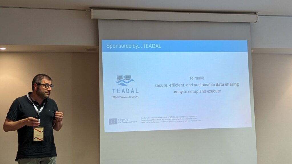 Pierluigi Plebani presenting TEADAL at CAISE'24